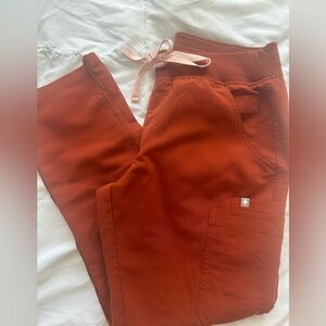 Figs Brownish Orange Scrub pants SP